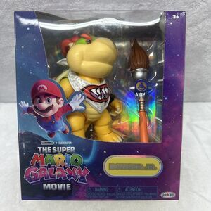 Super Mario Galaxy Movie Bowser Jr 6 Inch Figure w/ Staff Jakks NEW